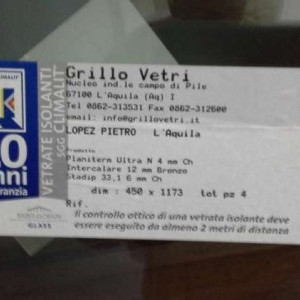 6 Finestre legno massello castagno
