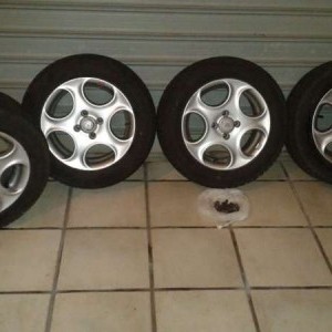 Cerchi Lega FIAT 1000 MIGLIA /Gomme invernali 185/60 R14