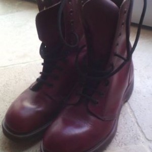 DR MARTENS ORIGINAL UK COLORE BORDEAUX, TG 39 (UK 6)