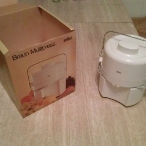 SPREMIAGRUMI E -VERDURA AUTOMATICO BRAUN (MULTPRESS MP50)