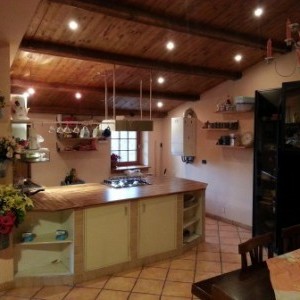 camera doppia con bagno in villa antisismica