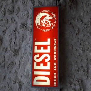 Insegna originale Diesel