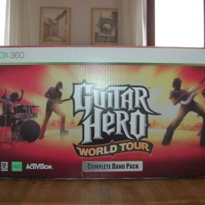 XBOX complete pack chitarra batteria senza cd