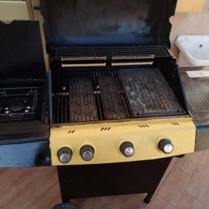 cucina barbacue a gas