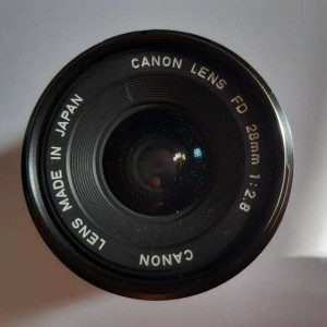 Obiettivo Canon 28mm. 1:2.8 obiettivo grandangolare,